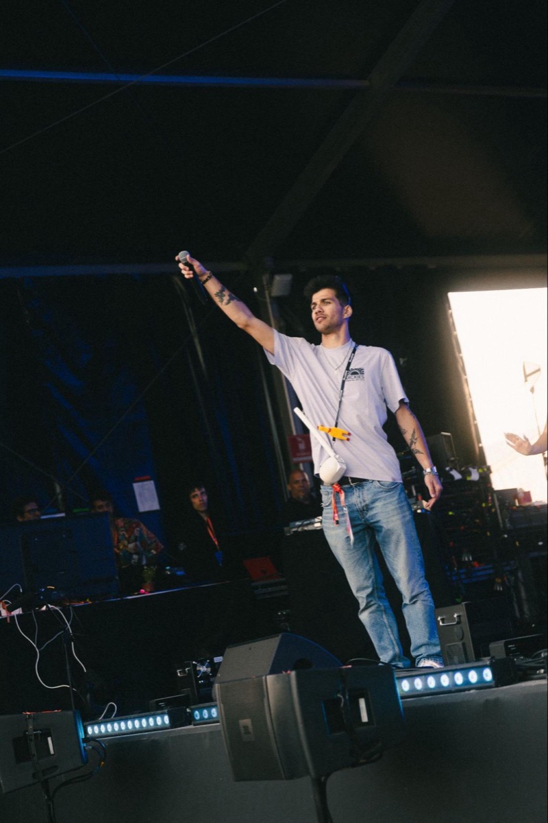 Alex Vale no palco do Rock in Rio Lisboa 2024